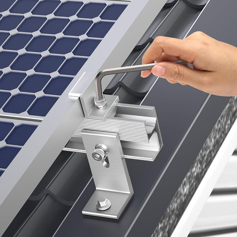 Solar tin roof mount