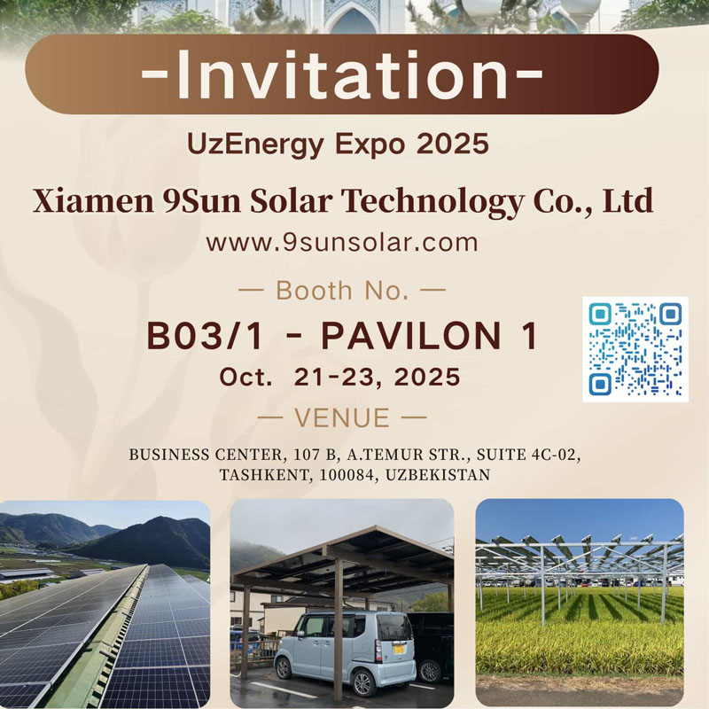 Pressemitteilung: 9Sun Solar lädt Sie zur UzEnergy Expo 2025 in Usbekistan ein