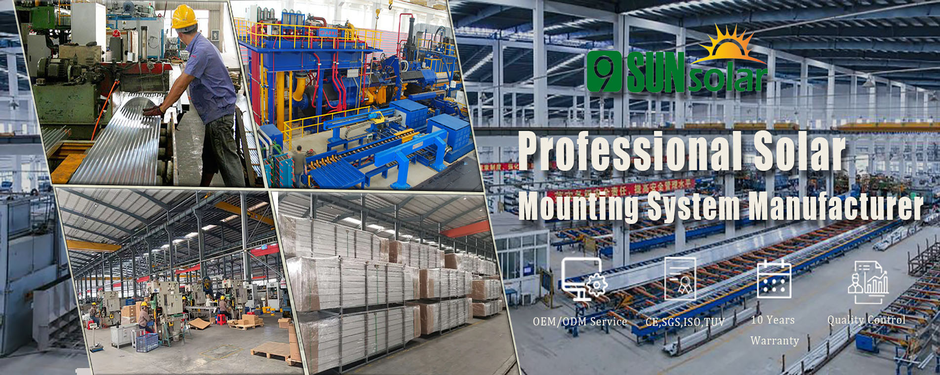 Fabrik für Solarhalterungen