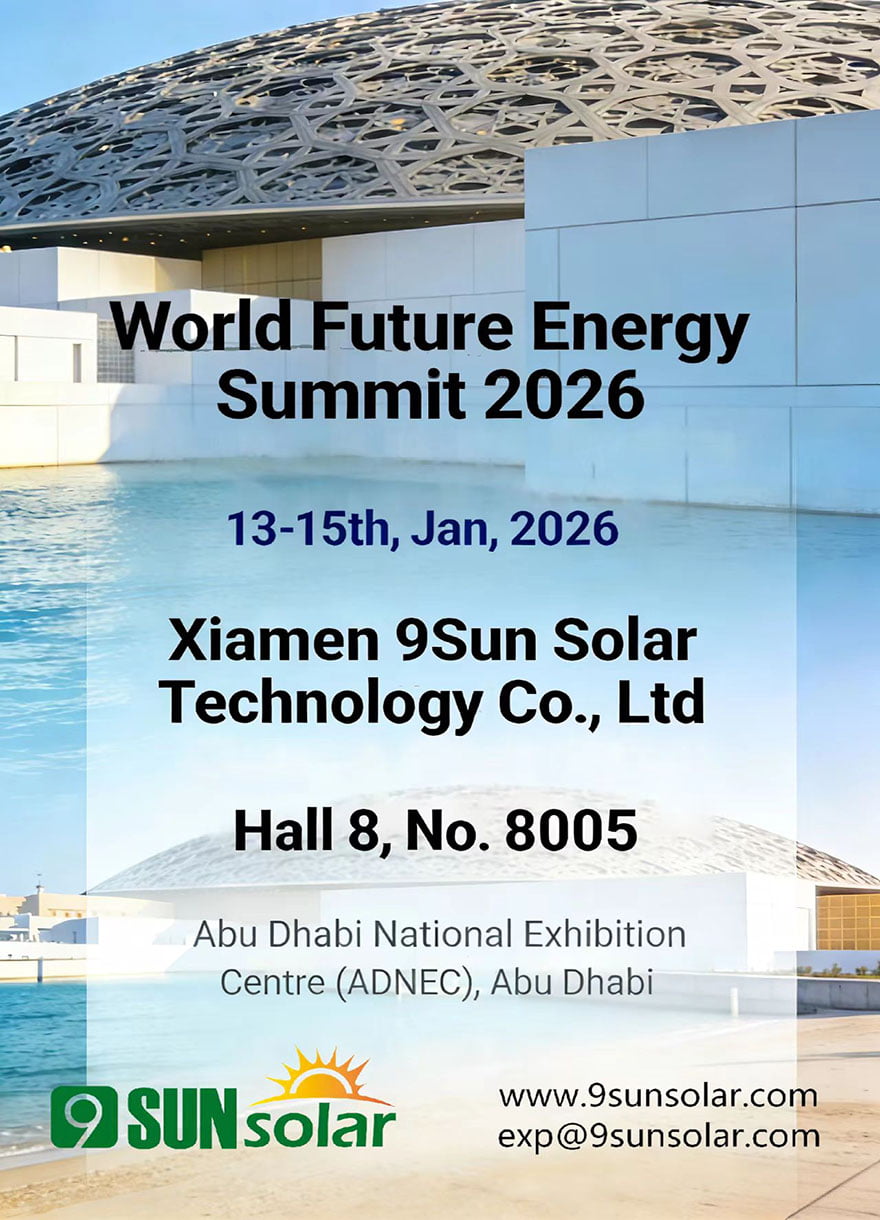 Besuchen Sie 9sunsolar auf der Solarenergieausstellung in Abu Dhabi