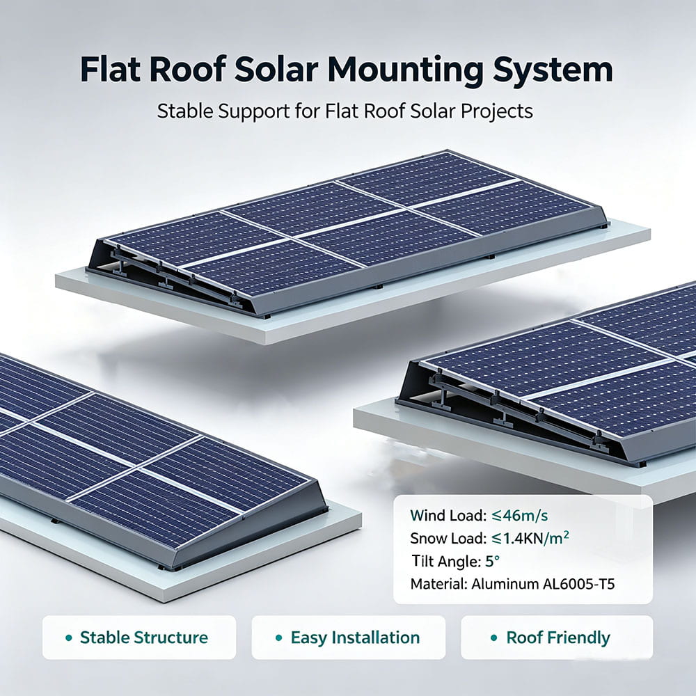 Solar Mount Flat Roof