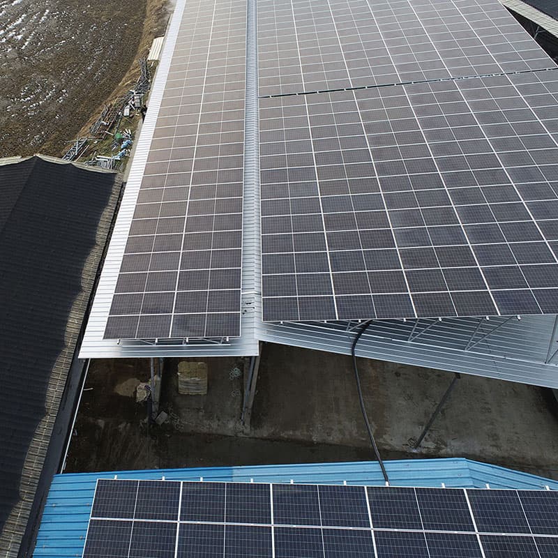 Fallbeispiel zur Installation von Solaranlagen auf koreanischen Dächern
